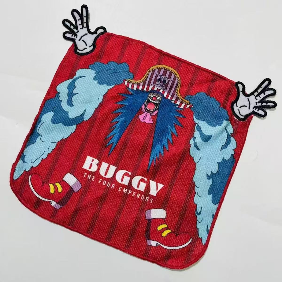 Yonko Buggy, Gear5 Luffy Embroidered Handkerchief Towel