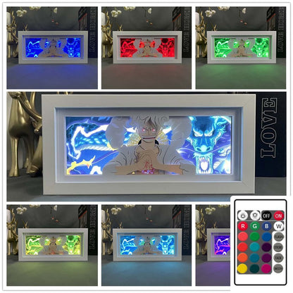 Rechargeable Paper Art OP Characters Light Box