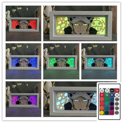Rechargeable Paper Art OP Characters Light Box