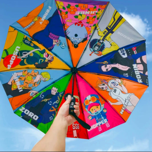 Egghead Straw Hat Pirates Portable All-weather umbrella