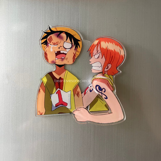 Angry Nami Refrigerator Magnet