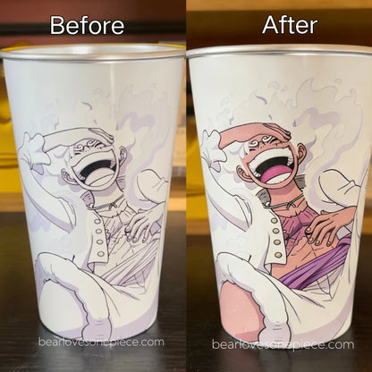 Limited Edition Egghead Strawhats Cold Sensitive Color Changing Cup