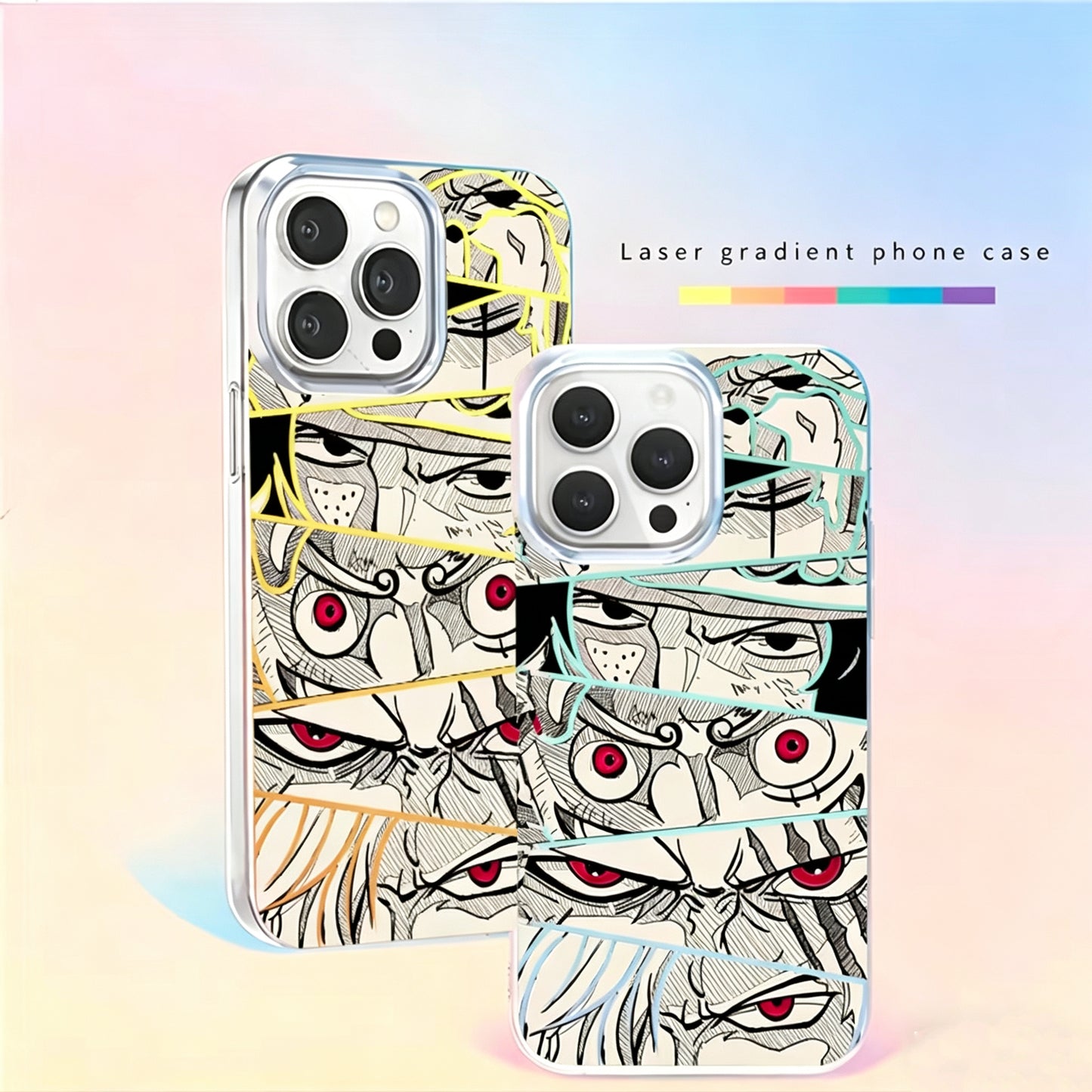Their Eyes Laser Gradient Effect Phone case