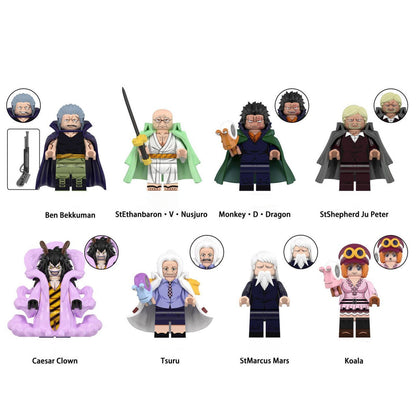 New edition,Five Elders,Koala,Caesar Building Block Mini Figure