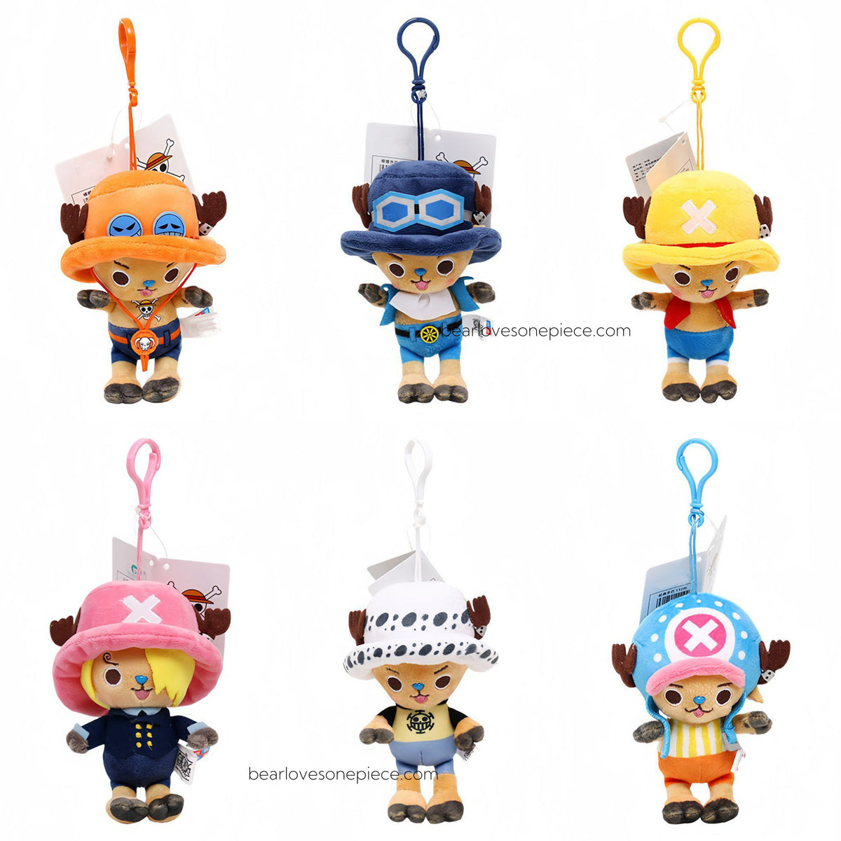 Cute Coser Chopper Plush Keychain Pendant