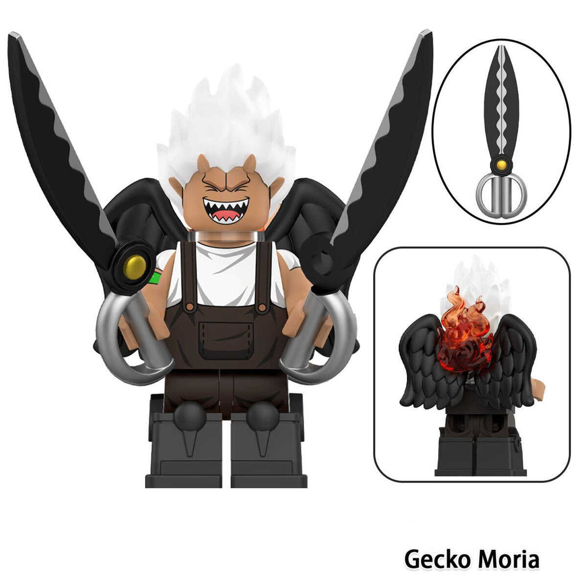 New edition,Seraphim,Rob Lucci Awakening Version Building Block Mini Figure