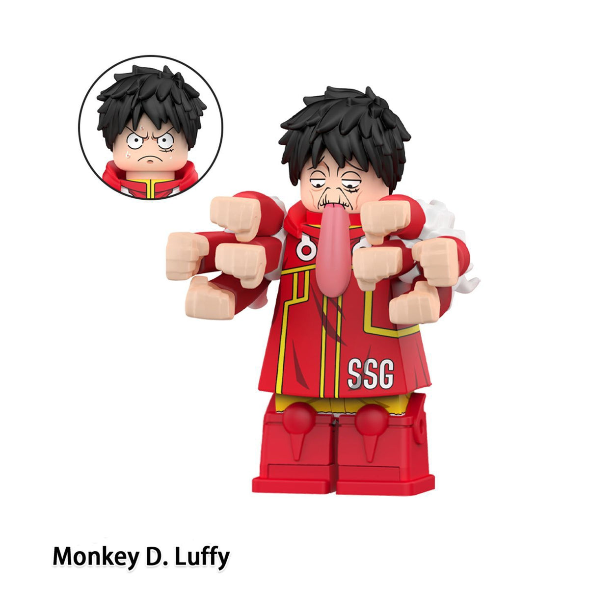 New edition,Seraphim,Rob Lucci Awakening Version Building Block Mini Figure