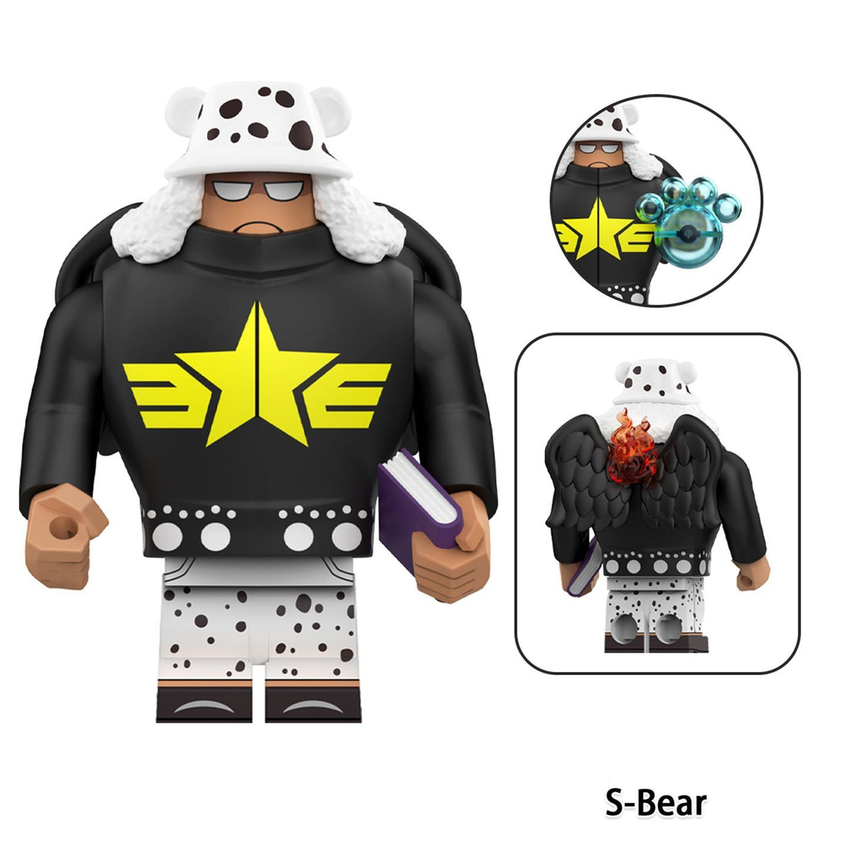 New edition,Seraphim,Rob Lucci Awakening Version Building Block Mini Figure