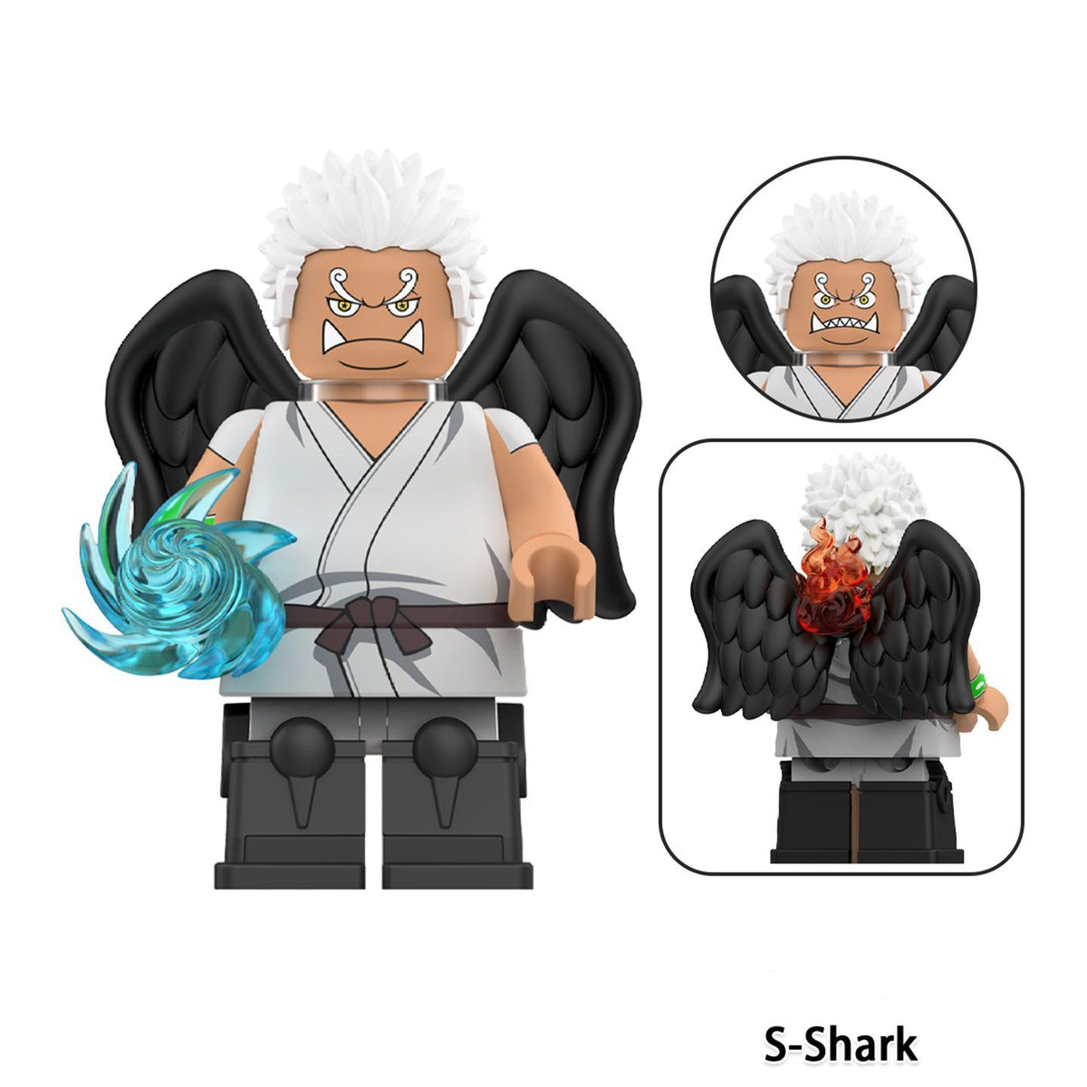 New edition,Seraphim,Rob Lucci Awakening Version Building Block Mini Figure