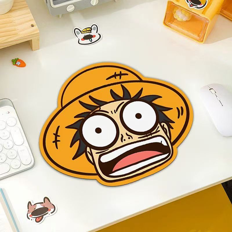 Cute Luffy Emoji Mouse Pad