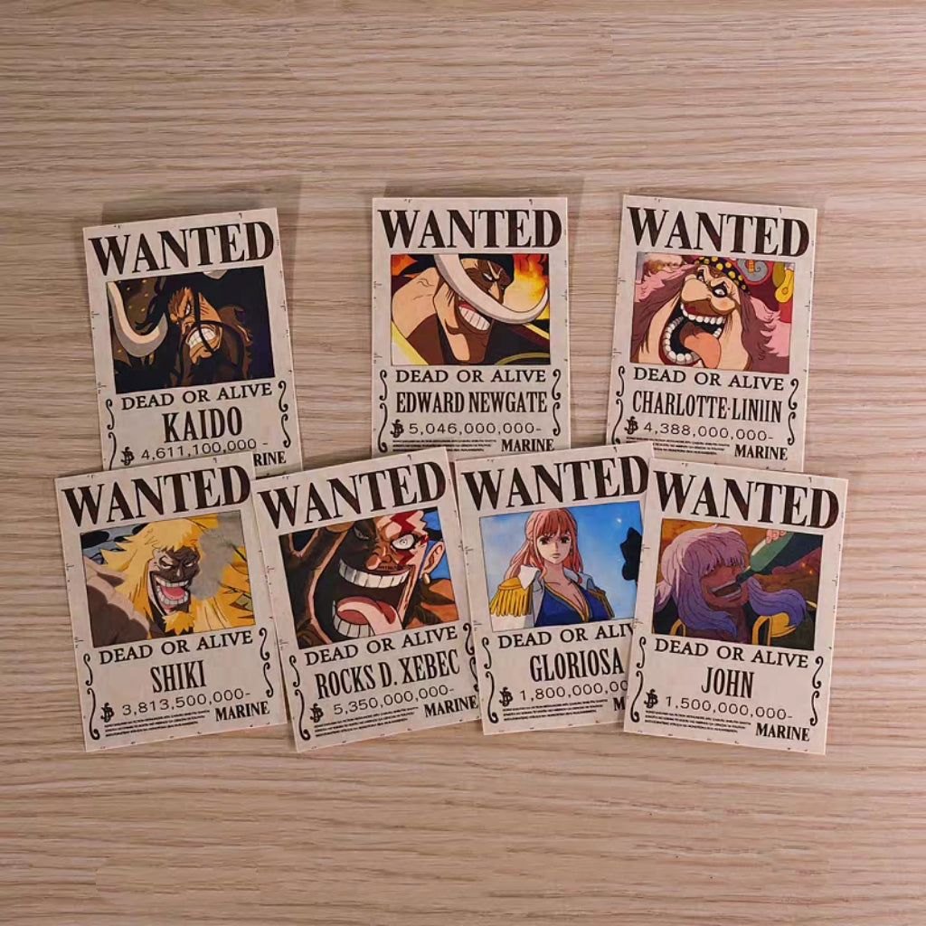 2026 Latest Updated Parchment Wanted Poster,Bounty Poster Total 264 Pieces