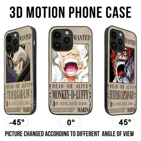 Three Captains 3D Motion Phone Case