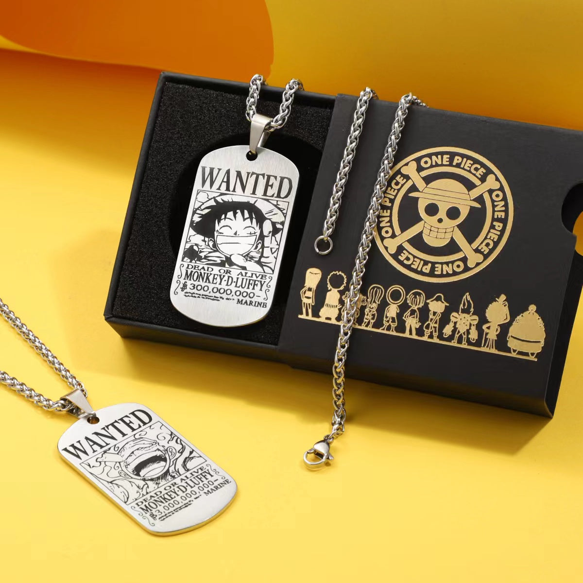 Dog Tag Pendant,Bounty Poster Necklace