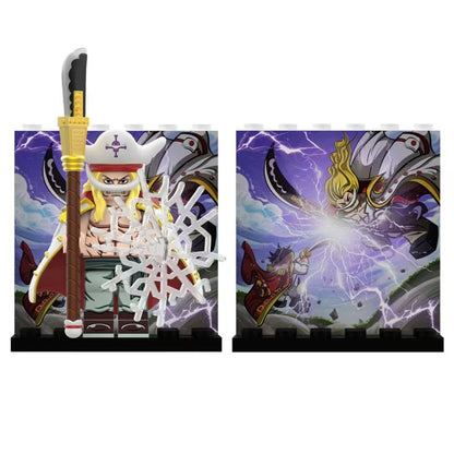 New edition,Young Whitebeard,Kuma,Shanks Building Block Mini Figure