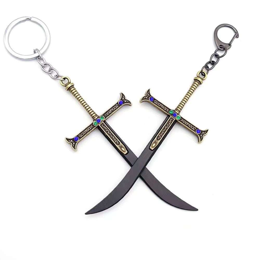 Mihawk Black Blade Yoru Keychain,Pendant,Necklace