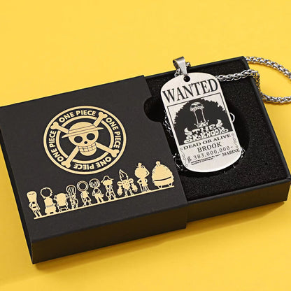 Dog Tag Pendant,Bounty Poster Necklace