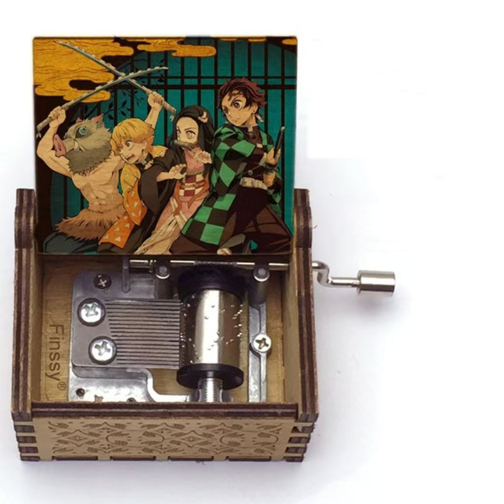 Gurenge Vintage Wooden Music Box