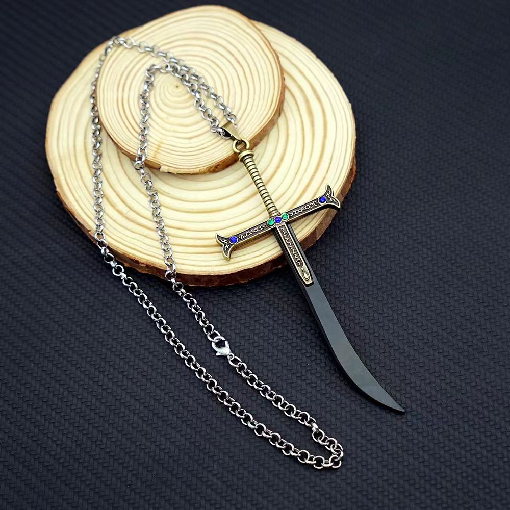 Mihawk Black Blade Yoru Keychain,Pendant,Necklace