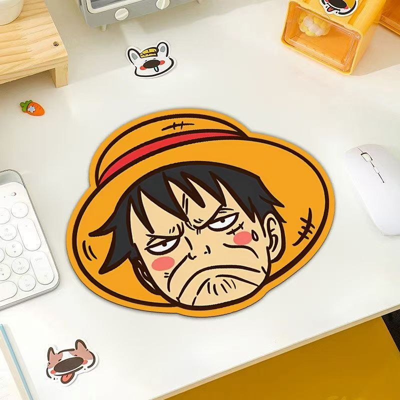 Cute Luffy Emoji Mouse Pad