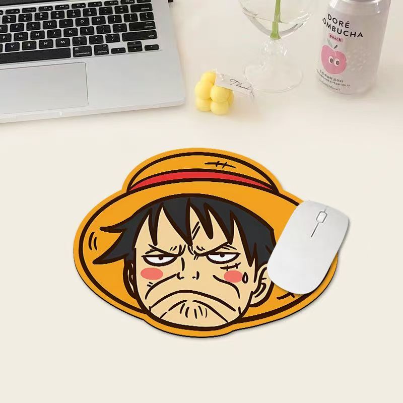 Cute Luffy Emoji Mouse Pad