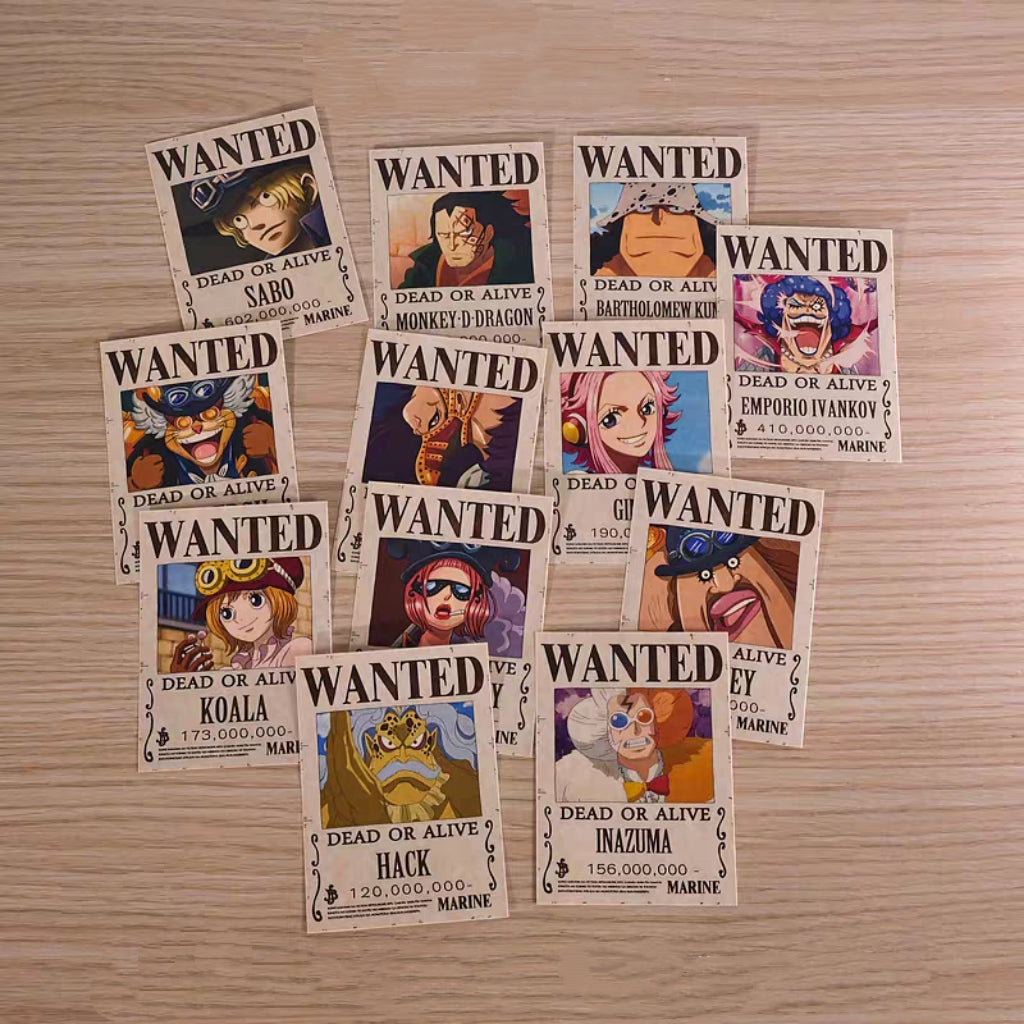 2026 Latest Updated Parchment Wanted Poster,Bounty Poster Total 264 Pieces
