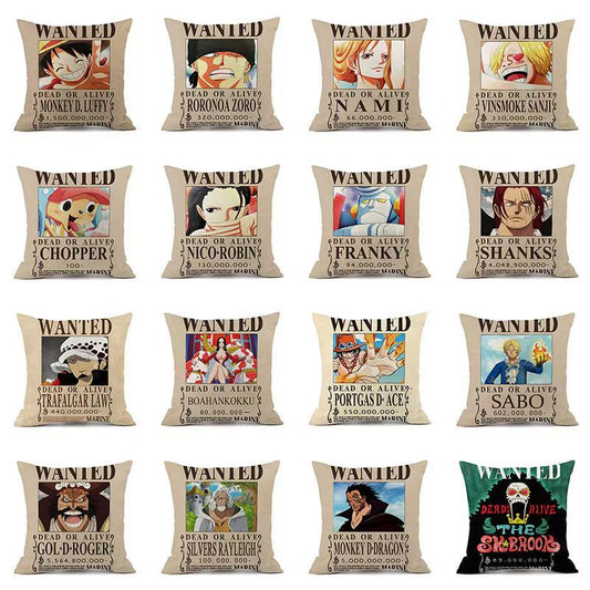 Wanted Poster, Bounty Poster Throw Pillow