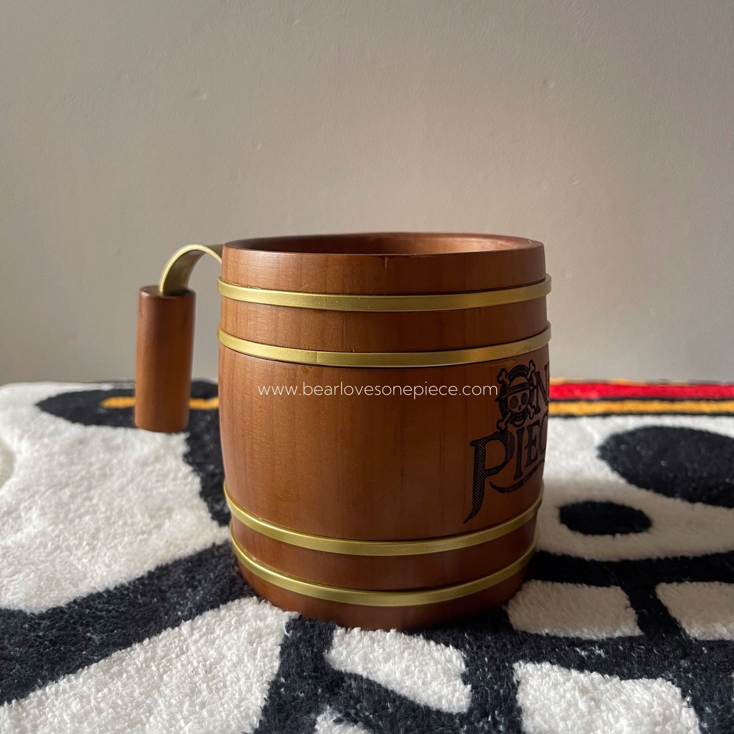Straw Hat Pirates Wooden Barrel Mug