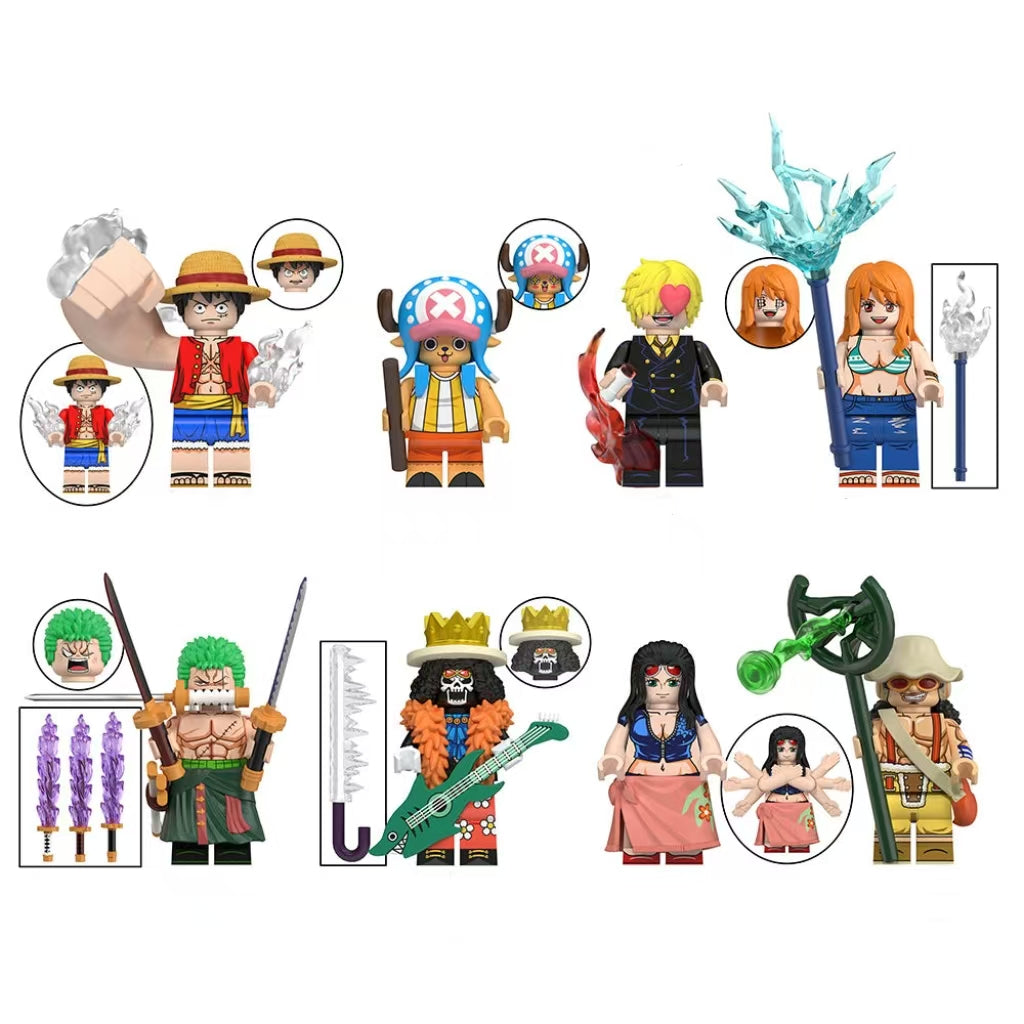 New edition,Straw Hats Building Block Mini Figure