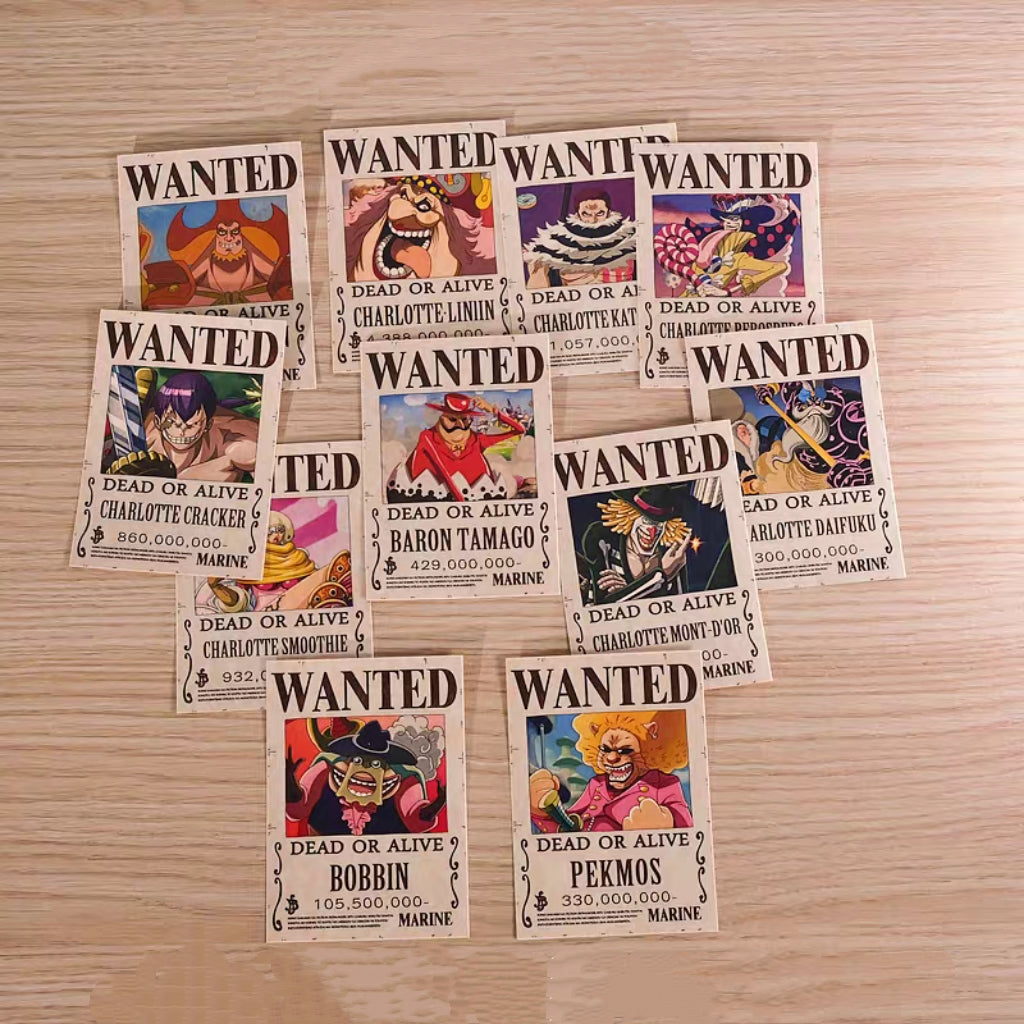 2026 Latest Updated Parchment Wanted Poster,Bounty Poster Total 264 Pieces