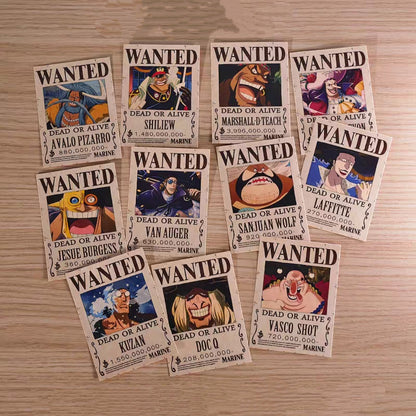 2026 Latest Updated Parchment Wanted Poster,Bounty Poster Total 264 Pieces