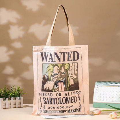 Wanted Poster Canvas Tote Bag