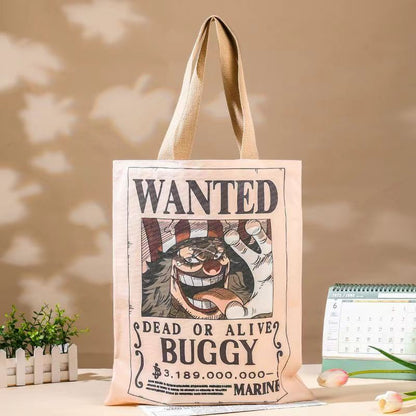 Wanted Poster Canvas Tote Bag