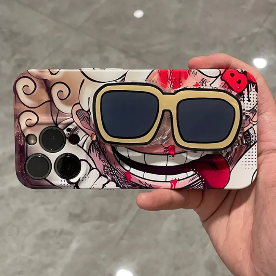 Sunglasses Nika Luffy iPhone Case