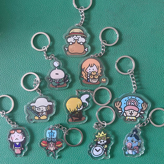 Cute Straw Hat Pirates keychain,pendant