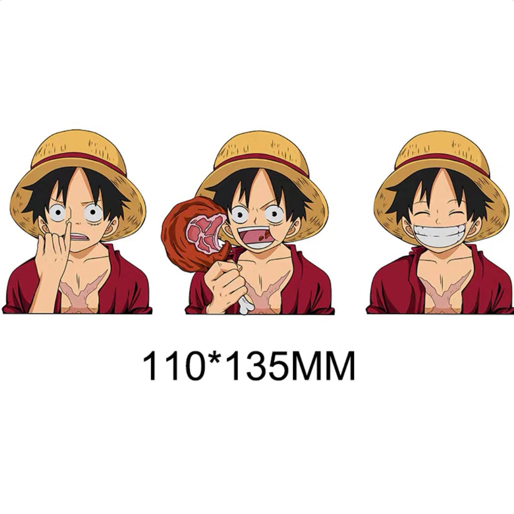 Gear 5 Luffy 3D Motion sticker, 3 varieties Of morphologic