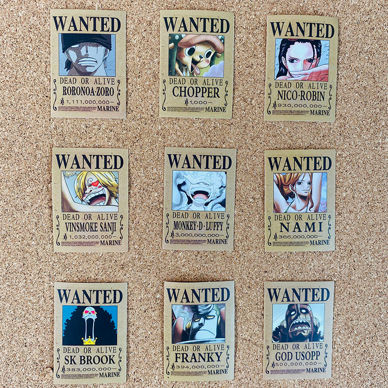 Bounty Poster,Wanted Poster Stickers