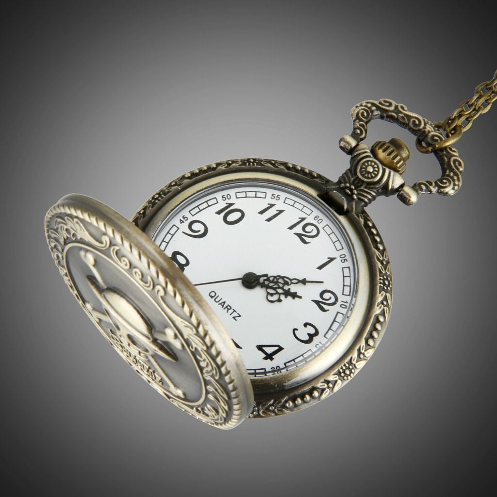 Straw Hat Vintage Pocket Watch