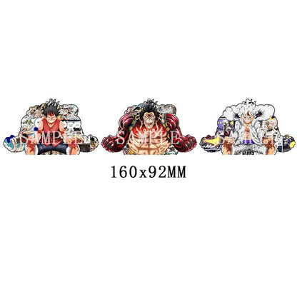 Luffy,Zoro,Sanji,three frightened men 3D Motion sticker, 3 varieties Of morphologic