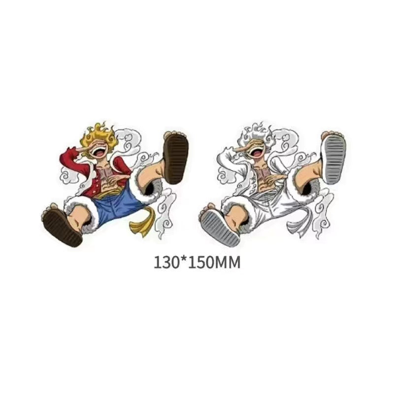 Luffy,Zoro,Sanji,three frightened men 3D Motion sticker, 3 varieties Of morphologic