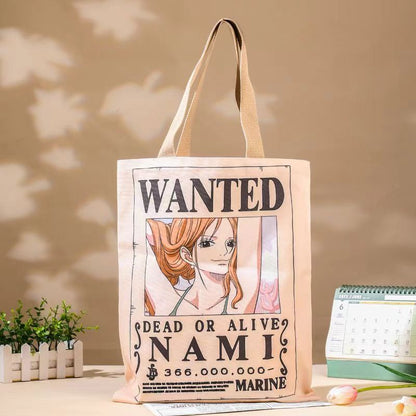 Wanted Poster Canvas Tote Bag