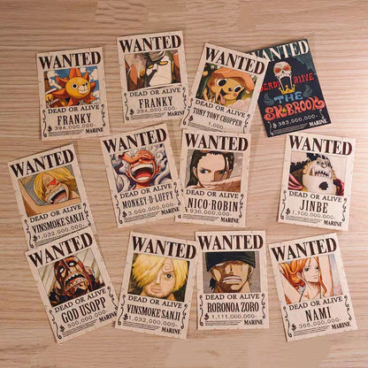 2026 Latest Updated Parchment Wanted Poster,Bounty Poster Total 264 Pieces