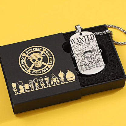 Dog Tag Pendant,Bounty Poster Necklace