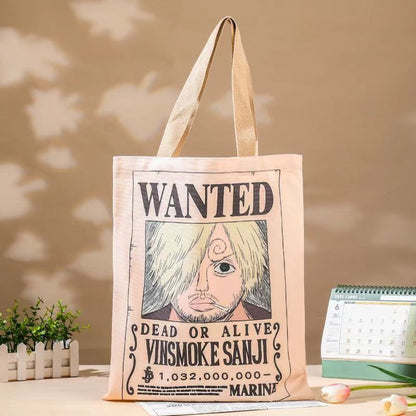 Wanted Poster Canvas Tote Bag