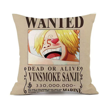 Wanted Poster, Bounty Poster Throw Pillow