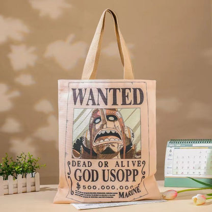 Wanted Poster Canvas Tote Bag