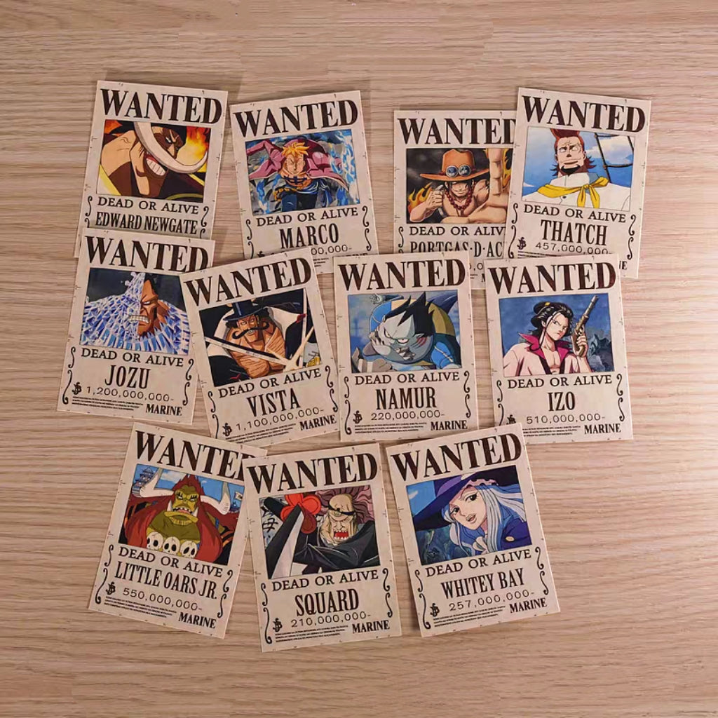 2026 Latest Updated Parchment Wanted Poster,Bounty Poster Total 264 Pieces