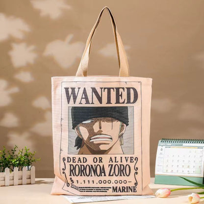 Wanted Poster Canvas Tote Bag