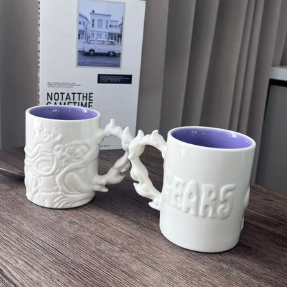 Gear 5 Luffy Nika Relief Carving Mug