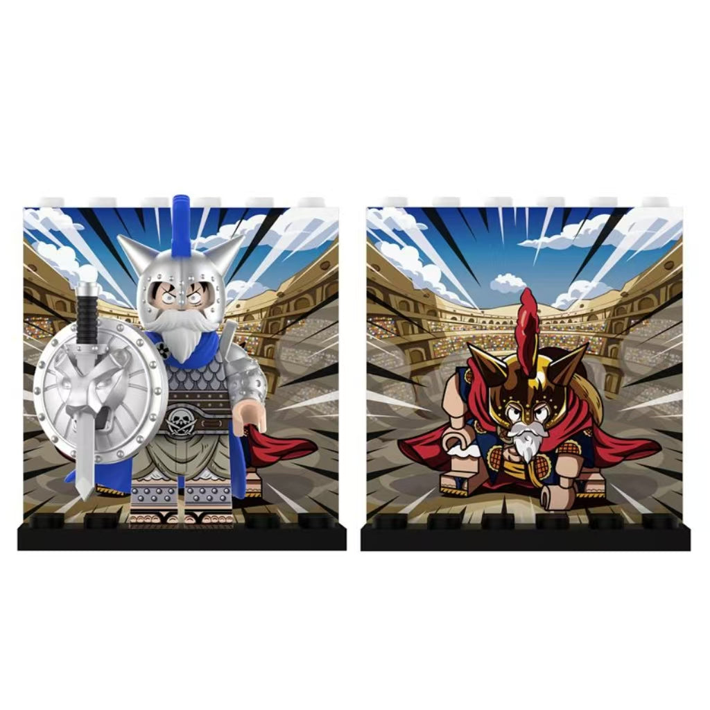 New edition,Young Whitebeard,Kuma,Shanks Building Block Mini Figure