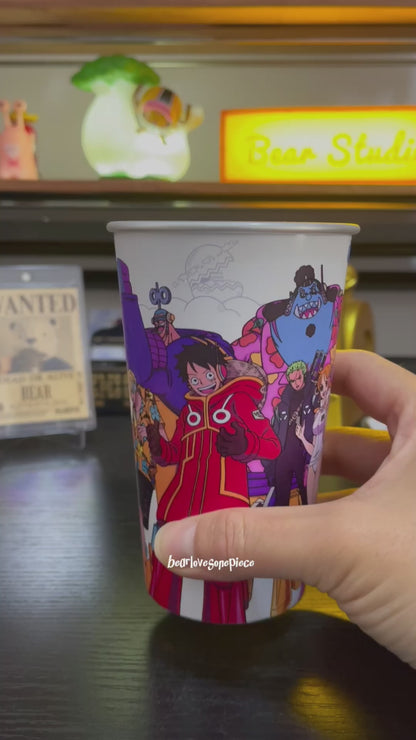 Limited Edition Egghead Strawhats Cold Sensitive Color Changing Cup